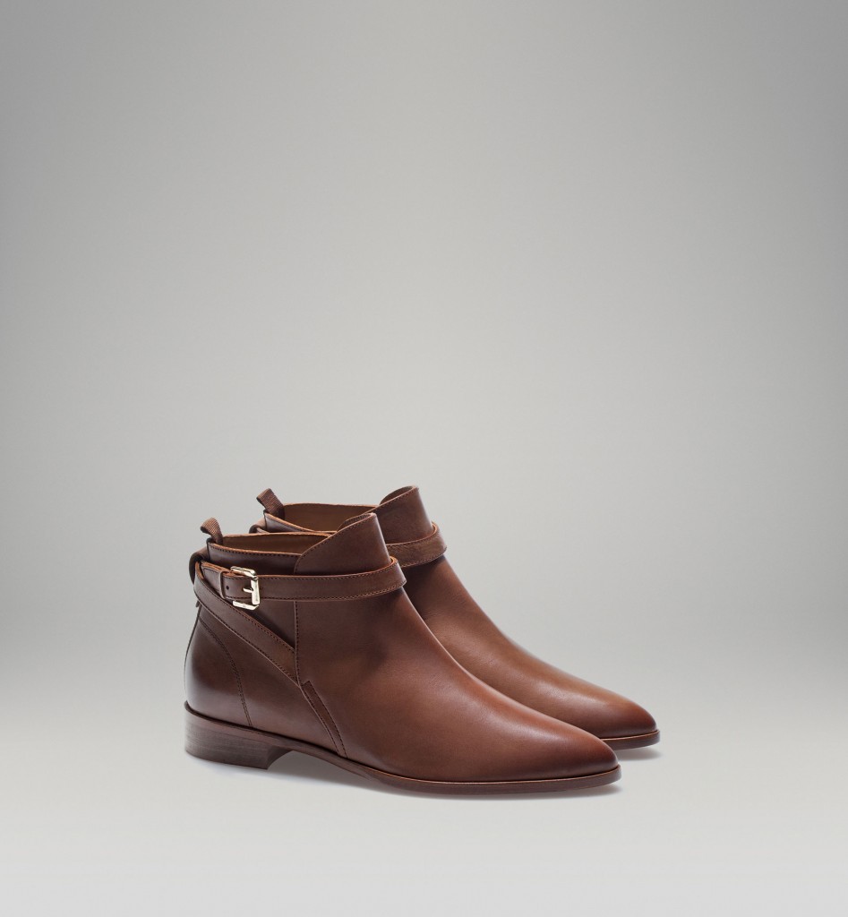 Massimo Dutti brown booties