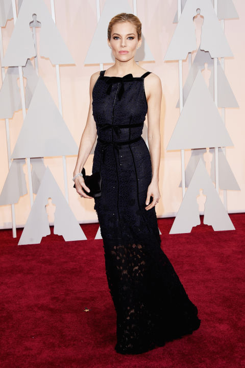 Sienna Miller Oscar de la Renta Oscars 2015
