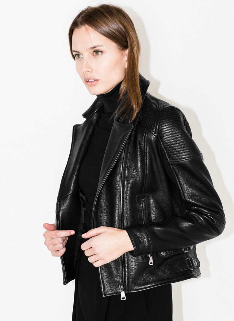 Uterque leather jacket 2015