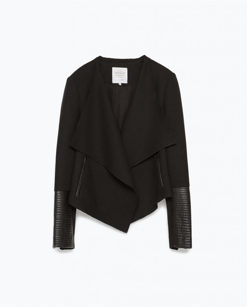 Zara black blazer spring 2015